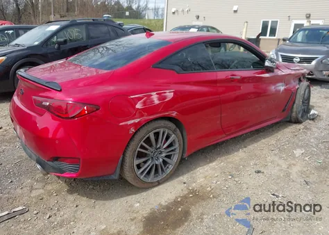 2017 Infiniti Q60 3.0T Red Sport 400 z USA, uszkodzony, nr VIN JN1FV7EL4HM702322